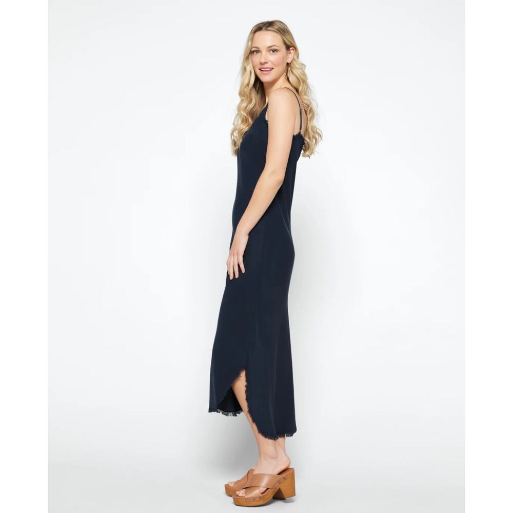 Bella Dahl Dorinne Frayed Midi Slip Dress Size XL - Picture 3 of 6